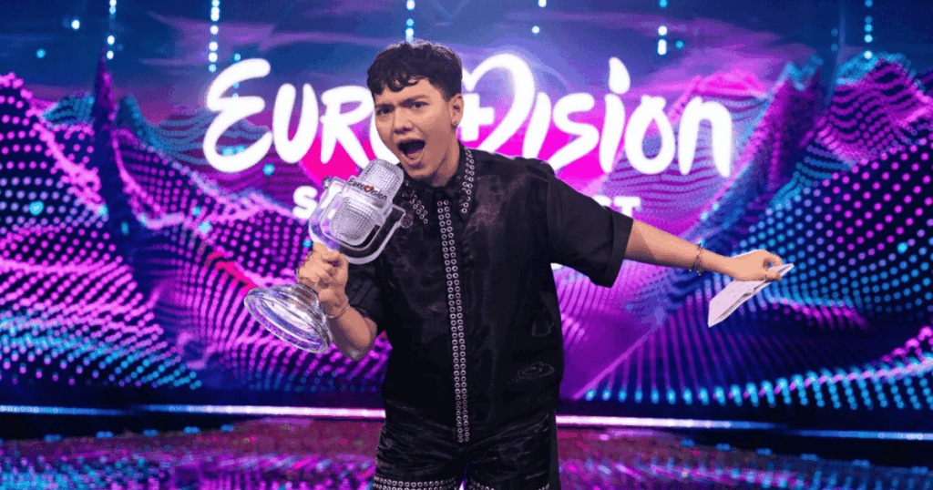 JJ - Johannes Pietsch ist der Gewinner des ESC 2025 (c) ORFEBUCorinne Cumming