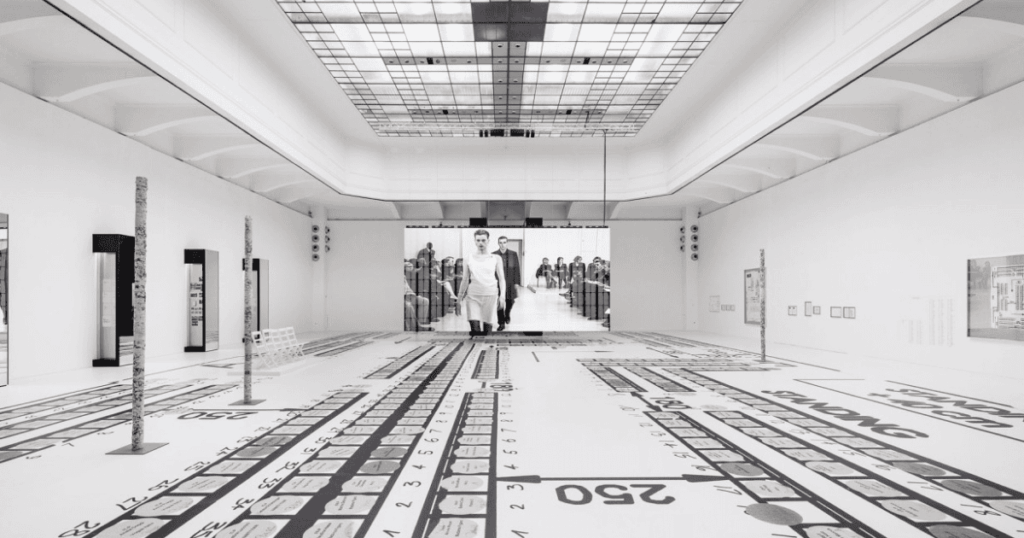 Ausstellungsraum im 1:1 Laufstegkonzept (c) kunstdokumentation.com MAK