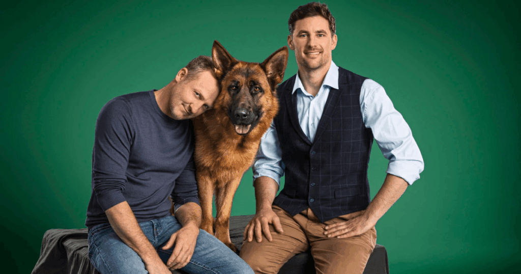 Maximilian Brueckner, Rex und Ferdinand Seebacher (c) ORF