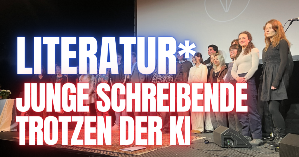 Blogheader Junge Schreibende trotzen der KI (c) Selina Teichmann