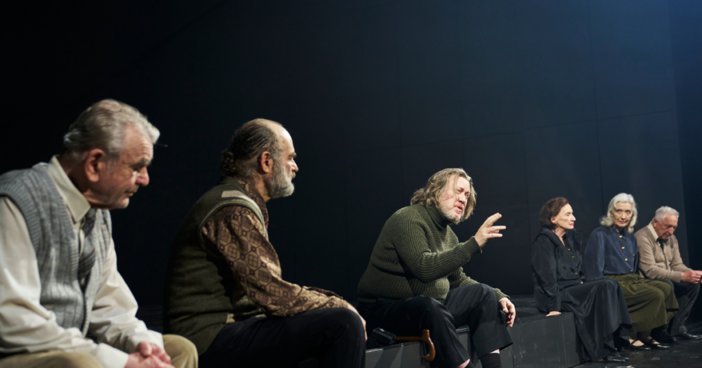 Branko Samarovski, Martin Reinke, Nicholas Ofczarek, Barbara Petritsch, Elisabeth Augustin, Hans Dieter Knebel (c) Tommy Hetzel